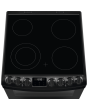 AEG CCB6741MCB 6000 SteamBake Ceramic Electric Cooker with Double Oven