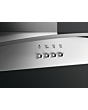 AEG DTX3840M 80cm Stainless Steel Curved Glass Chimney Hood