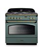 Rangemaster CLAS90FXDFFMG/B 90cm Dual Fuel Range Cooker