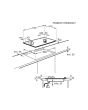 AEG HGX75400SM 3000 Slimline Gas Hob