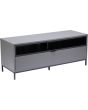 Alphason Chaplin TV Unit ADCH1135-CH TV Cabinet with flip-down door Charcoal