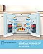 Fridgemaster MBUR60121E 82cm High Integrated Under Counter Fridge - Fixed Door Fixing Kit - White - 