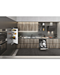 Haier HBW5518EK-1 Total No Frost Integrated Fridge Freezer, Sliding Hinge, 70/30, White