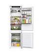 Haier HBW5518EK-1 Total No Frost Integrated Fridge Freezer, Sliding Hinge, 70/30, White