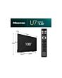 Hisense 100U7QTUK 100 inch Mini-LED 4K Ultra HD HDR 165Hz Smart AI TV with Freely