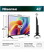 Hisense 40A5STUK 40 inch QLED Full HD Smart TV with Freely
