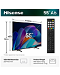 Hisense 55A6STUK 55 inch 4K Ultra HD AI Smart TV with Freely