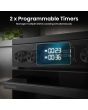 Hisense HDCEC5C10B Ceramic Electric Cooker with Double Oven