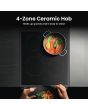 Hisense HDCEC5C10B Ceramic Electric Cooker with Double Oven