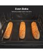 Hisense HDCEC5C10B Ceramic Electric Cooker with Double Oven