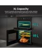 Hisense HDCEC5C10B Ceramic Electric Cooker with Double Oven
