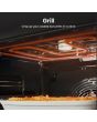 Hisense HDCEC5C10B Ceramic Electric Cooker with Double Oven