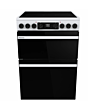 Hisense HDCEC6C20W Electric Cooker With Double Oven, 60 Cm