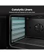 Hisense HDCEIT6C20B Induction Electric Cooker With Double Oven, Black, A Rated Black