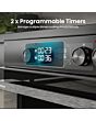 Hisense HDCEIT6C20B Induction Electric Cooker With Double Oven, Black, A Rated Black