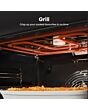 Hisense HDCEIT6C20B Induction Electric Cooker With Double Oven, Black, A Rated Black