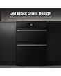 Hisense HDCEIT6C20B Induction Electric Cooker With Double Oven, Black, A Rated Black