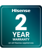 Hisense HDE3211BWUK Freestanding Ceramic Electric Cooker With Double Oven 