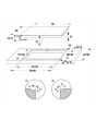 Hisense HI8432BSCWF Hi8 Induction Hob 80Cm 