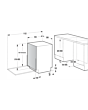 Hisense HV663A60UK Hi6 Integrated Dishwasher, 60 Cm 