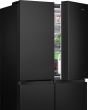 Hisense RQ758N4SAFE American 4 Door Cross Door,Black Stainless Steel 