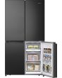 Hisense RQ758N4SAFE American 4 Door Cross Door,Black Stainless Steel 