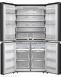 Hisense RQ758N4SAFE American 4 Door Cross Door,Black Stainless Steel 