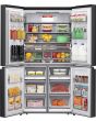 Hisense RQ758N4SAFE American 4 Door Cross Door,Black Stainless Steel 