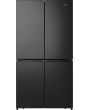 Hisense RQ758N4SAFE American 4 Door Cross Door,Black Stainless Steel 