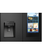 Hisense RQ760N4IFE American 4 Door Cross Door, Plumbed Water And Ice Dispenser, Eclipse Dark Interio