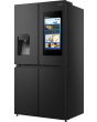Hisense RQ760N4IFE American 4 Door Cross Door, Plumbed Water And Ice Dispenser, Eclipse Dark Interio