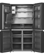 Hisense RQ760N4IFE American 4 Door Cross Door, Plumbed Water And Ice Dispenser, Eclipse Dark Interio