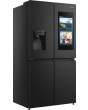 Hisense RQ760N4IFE American 4 Door Cross Door, Plumbed Water And Ice Dispenser, Eclipse Dark Interio