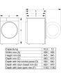 Hisense WF3S1043BW3 3S Washing machine 10kg, 1400rpm, A Rated - white 