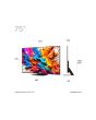 LG 75QNED9MA6B 75inch QNED evo AI 4K Smart TV 2025