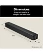 LG SQM1 (AGBRLLK) 2.0 Compact Soundbar with Bluetooth in Black