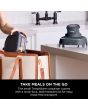 Ninja FN101UKGY Crispi 4-In-1 Portable Glass Air Fryer Cyber Space 