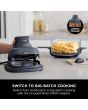 Ninja FN101UKGY Crispi 4-In-1 Portable Glass Air Fryer Cyber Space 