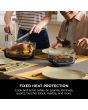 Ninja FN101UKGY Crispi 4-In-1 Portable Glass Air Fryer Cyber Space 