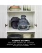 Ninja FN101UKGY Crispi 4-In-1 Portable Glass Air Fryer Cyber Space 