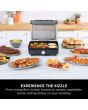 Ninja GR101UK Sizzle Low Smoke Indoor Grill & Flat Plate 