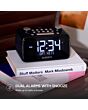 Roberts ORTUS4 FM/DAB/DAB+ Digital Radio with Bluetooth, Alarms and Over-Sized Display, Black