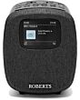 Roberts ORTUS5 FM/DAB/DAB+ Digital Clock Radio with Bluetooth, Alarms and Colour Display, Black