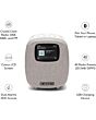 Roberts ORTUS5 FM/DAB/DAB+ Digital Clock Radio with Bluetooth, Alarms and Colour Display White