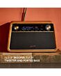 Roberts Revival REVA FM/DAB/DAB+ Statement Radio with Bluetooth Cherry Wood