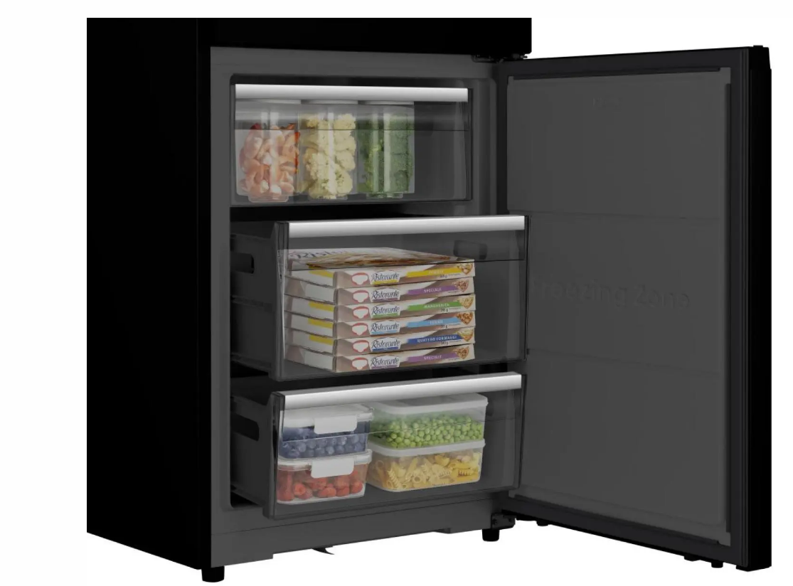 Smiths TV | Hisense RB5K330GSFC KitchenFit Eclipse Fridge Freezer Black ...
