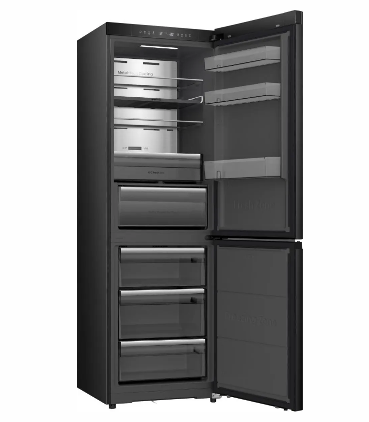 Smiths TV | Hisense RB5K330GSFC KitchenFit Eclipse Fridge Freezer Black ...