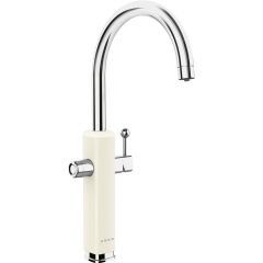 Smeg MAF50CR 50's Style Single Lever Mixer Tap - Cream