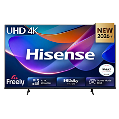 Hisense 43A6STUK 43 inch 4K Ultra HD AI Smart TV with Freely 
