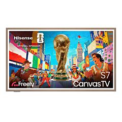 Hisense 55S7NQTUK 55 inch QLED 4K Ultra HD HDR Smart Canvas TV with Freely and Artmode 